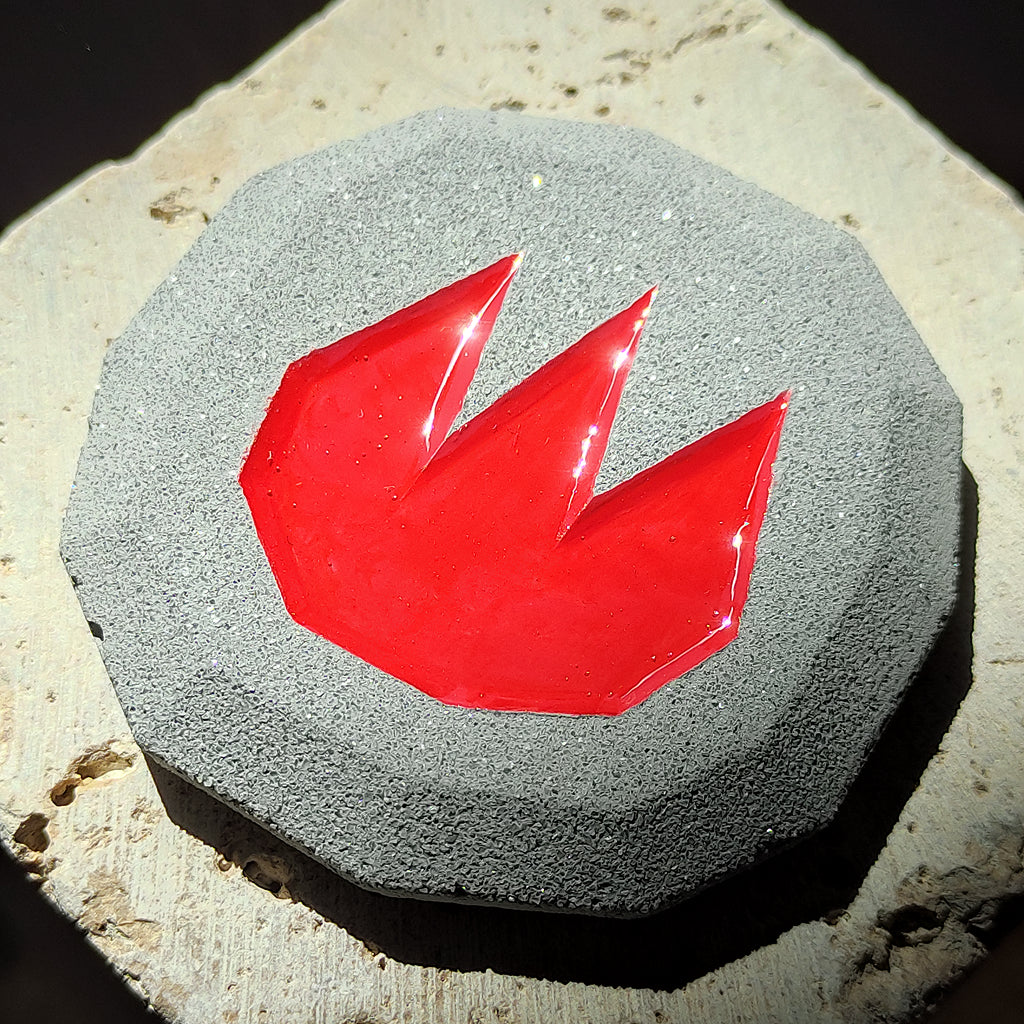 Handmade OSRS Fire Rune IRL