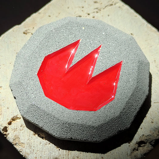 Handmade OSRS Fire Rune IRL
