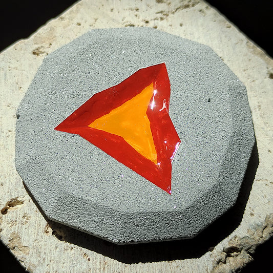 Handmade OSRS Lava Rune IRL