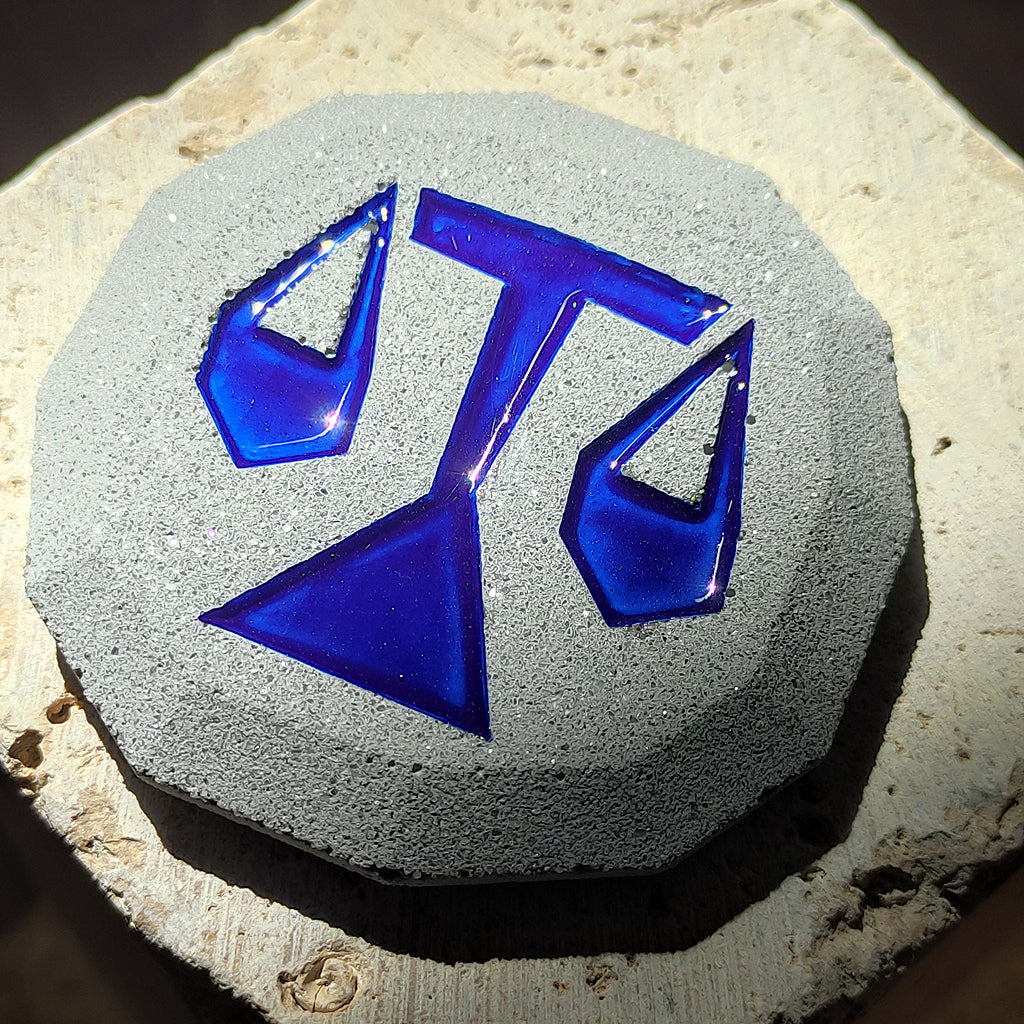 Handmade OSRS Law Rune IRL
